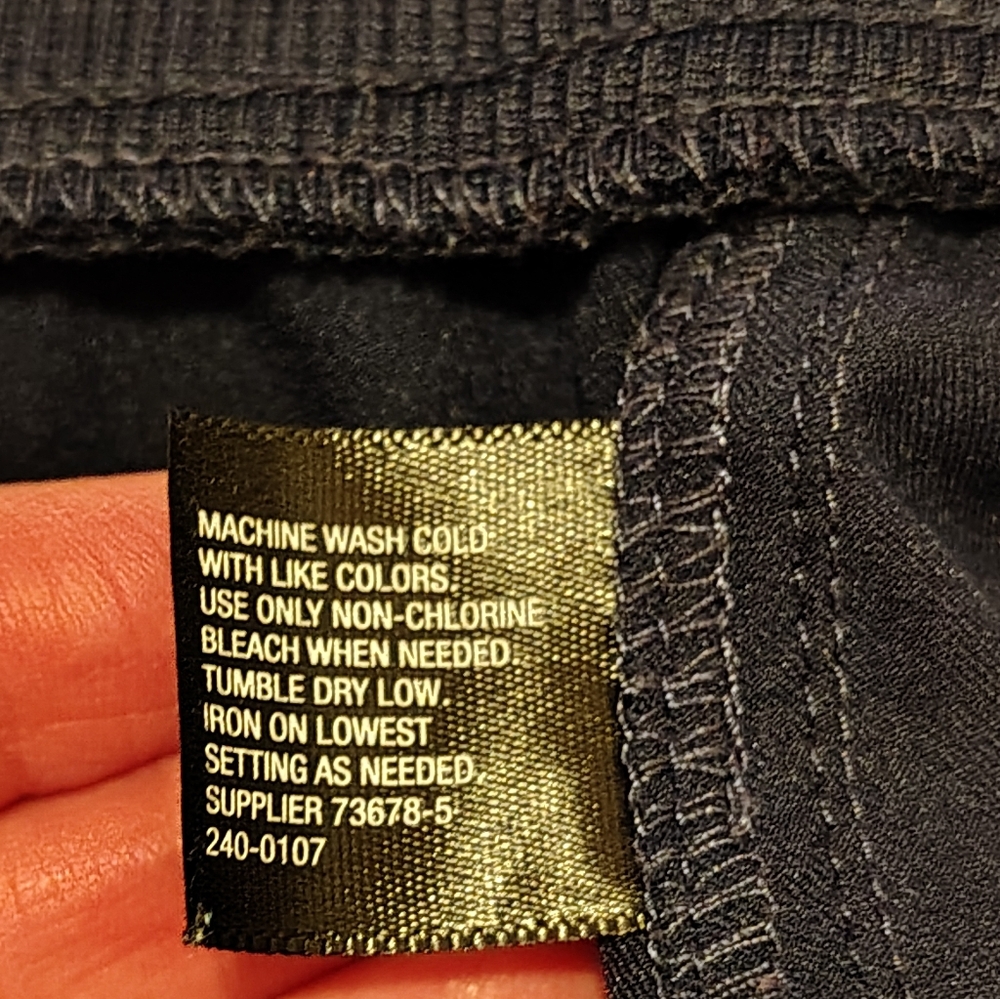 Navy Lightweight Made For Life Medium Tall Pants. - Picture 6 of 7